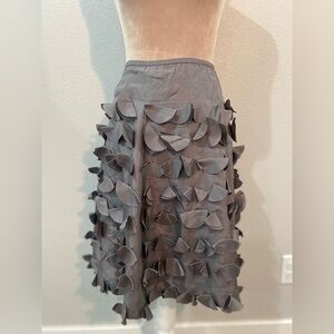 Garnet Hill Silk skirt